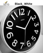 Modern 13-Inch Wall Clock – Silent Non-Ticking Quartz Clock with 3D Numbers, Minimalist Design for Bedroom, Living Room & Office - Image 2