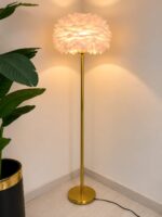 Luxury Imported Adjustable Feather Lamp For Home Decor - Image 3