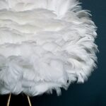 Luxury Feather Tripod Floor Lamp for Home Decor - Image 2