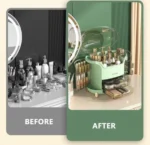 Large Capacity Dustproof Makeup Organizer - Image 3