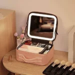Led Vanity Bag with 3 Colours Touch Sensor and Mirror