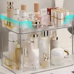 Acrylic Double Layer Makeup Organizer