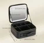 Led Vanity Bag with 3 Colours Touch Sensor and Mirror - Image 4