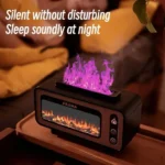 Retro 7 Color Fireplace Flame Aromatherapy Air Humidifier - Image 2