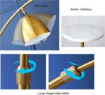 Nordic Arc Metallic Adjustable Floor Lamp - Image 2