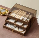 3 layer Wooden Jewellery Box with Drawers