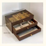 3 layer Wooden Jewellery Box with Drawers - Image 3