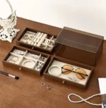 3 layer Wooden Jewellery Box with Drawers - Image 2