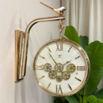 Imported Gears Moving Double Sided Clock