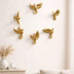 6Pc Golden Flying Birds