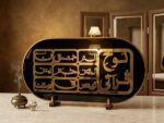 Masha'Allah Islamic Wall Art – Qalma & Lauh-e-Qurani | Gold Calligraphy - Image 3